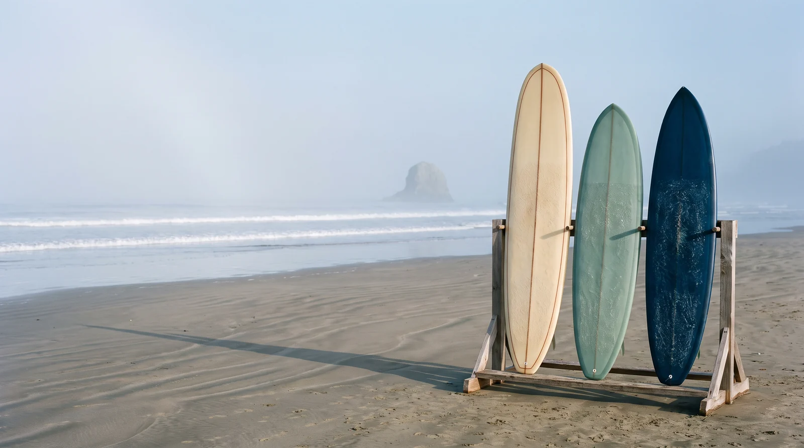Hand-shaped surfboards and wave-riding equipment — illustrative theme photography